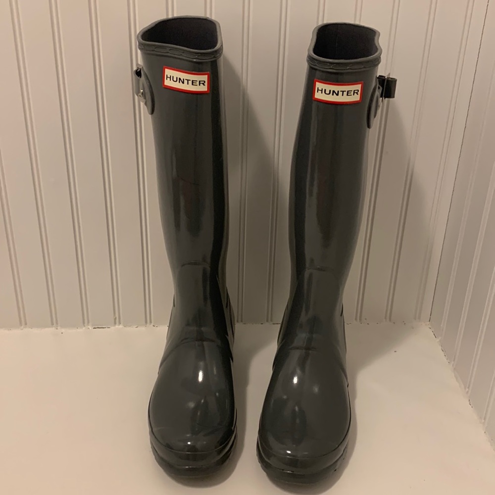 Hunter Rain Boots GRAY size 7